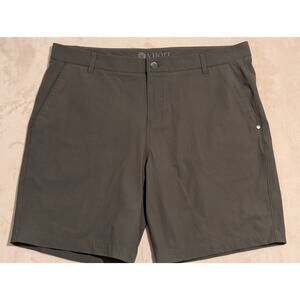 Vuori Meta Shorts Mens 38 Dark Oregano Green Technical Chino Preppy Golf V379